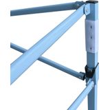 vidaXL - Vouwtent - met - 3 - wanden - 3x4,5 - m - antraciet