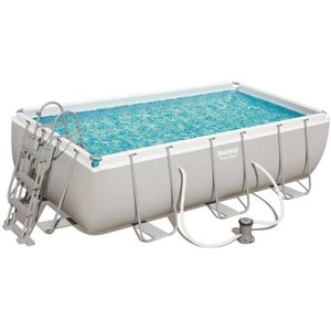 Bestway Zwembadset Power Steel rechthoekig 404x201x100 cm 56441
