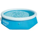 Bestway Zwembad opblaasbaar Fast Set rond 244x66 cm 57265