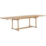 VidaXL Verlengbare Tuintafel 180-280x100x75 cm - Massief Teakhout