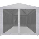 vidaXL - Partytent - met - 6 - mesh - zijwanden - 6x3 - m