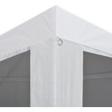 vidaXL - Partytent - met - 6 - mesh - zijwanden - 6x3 - m