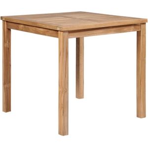 VidaXL Tuintafel 80x80x77 cm - Massief Teakhout