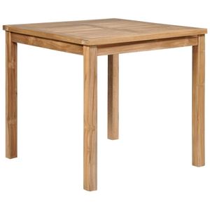 VidaXL Tuintafel 80x80x77 cm - Massief Teakhout