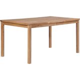 VidaXL Tuintafel 150x90x77 cm - Massief Teakhout