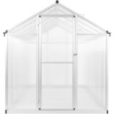 VidaXL Tuinkas 15,6 m³ 421x190x195 cm Aluminium