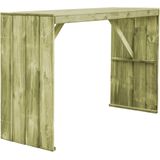 VidaXL Bartafel 170x60x110 cm - Geïmpregneerd Grenenhout