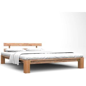 vidaXL-Bedframe-massief-eikenhout-160x200-cm