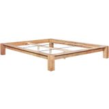 vidaXL-Bedframe-massief-eikenhout-160x200-cm