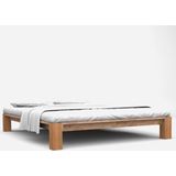 vidaXL-Bedframe-massief-eikenhout-160x200-cm