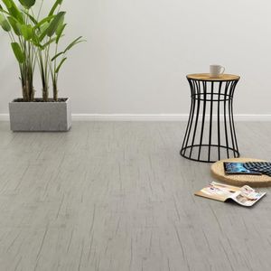 vidaXL - Vloerplanken - zelfklevend - 4,46 - m² - 3 - mm - PVC - washed - eiken