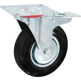vidaXL Lenkrollen mit Doppelbremsen 4 Stk. 125 mm
