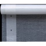 vidaXL - Leno Dekzeil - Wit - LDPE met HDPE Mesh - 260 g/m²