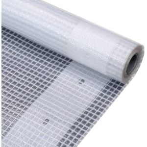 vidaXL - Leno Dekzeil - Wit - LDPE met HDPE Mesh - 260 g/m²