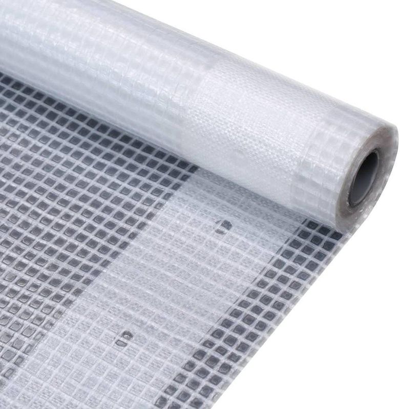 vidaXL - Leno Dekzeil - Wit - LDPE met HDPE Mesh - 260 g/m²