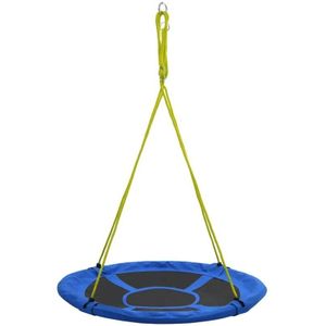 vidaXL - Schommel - Blauw - Oxford Stof, PP Mat, PE Touw