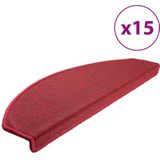 Trapmat - Bordeauxrood - 100% PP - Set van 15