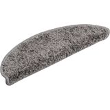 Haba - Trapmatten - Grijs - 100% PP - Levering Bevat 15 Stuks