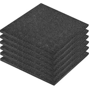 VidaXL-Valtegel-6-st-50x50x3-cm-rubber-zwart