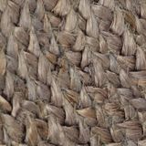 vidaXL Vloerkleed - Handgemaakt Rond - Grijs - Jute - Diameter 150 cm