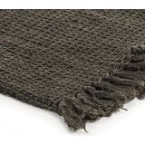 Vidaxl - berwurf Baumwolle 125x150 cm Anthrazit/Braun