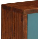 vidaXL - Schrijftafel - Massief Acaciahout - Donkere Honingafwerking