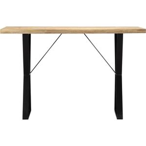 VidaXL Eettafel 120x60x76 cm Massief Mangohout