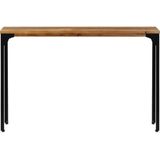 VidaXL Wandtafel 120x35x76 cm - Massief Gerecycled Hout