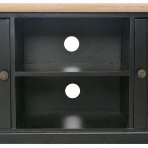 VidaXL TV-meubel 120x30x40 cm Hout Zwart