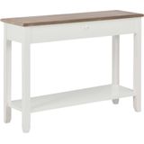 Konsolentisch Weiß 110 x 35 x 80 cm Holz Vidaxl