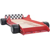 VidaXL Kinderbed Raceauto Rood 90x200 cm