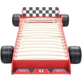 VidaXL Kinderbed Raceauto Rood 90x200 cm