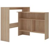 vidaXL-Bartafel-met-2-tafelbladen-130x40x120-cm-eikenkleurig