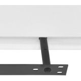 vidaXL Wandregale 4 Stk. Weiß 100 cm