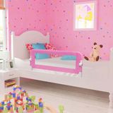 Vidaxl - Kleinkind-Bettschutzgitter Rosa 120x42 cm Polyester