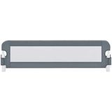 Vidaxl - Kleinkind-Bettschutzgitter Grau 120x42 cm Polyester
