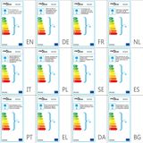 vidaXL Vloerlamp - Beige - Rijstpapier en Gelakt Staal