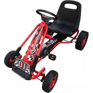 vidaXL Skelter F1 Junior - Skelter - Rood - Veiligheid - Verstelbare Zitting