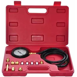 Oliedrukmeter - 35 Bar - Manometer - Inclusief Adapters