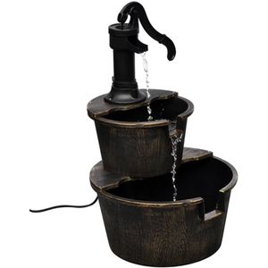 vidaXL Kaskadenbrunnen Handwasserpumpe-Design
