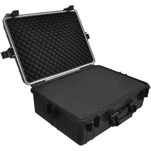 vidaXL Hardcase transportkoffer met schuimvulling zwart