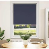 Vidaxl - Verdunkelungsrollo Verdunklungsrollo 100 x 175 cm blau
