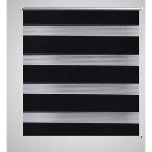 vidaXL-Duo-Rolgordijn-50x100cm-Zwart