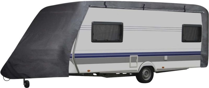 vidaXL Caravanhoes L grijs