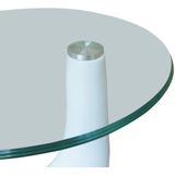 vidaXL-Salontafel-met-rond-glazen-tafelblad-hoogglans-wit-2-st