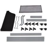 Wasmand - Zwart - Staal en Kunststof - 4 Sorteerzakken