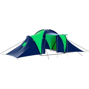 vidaXL-Tent-9-persoons-polyester-blauw-en-groen