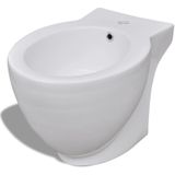 Ronde Staande Keramieken Bidet (wit)