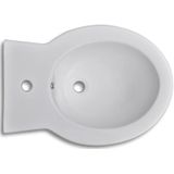 Ronde Staande Keramieken Bidet (wit)