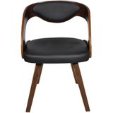 VidaXL Eetkamerstoelen 2 st. Kunstleer Bruin